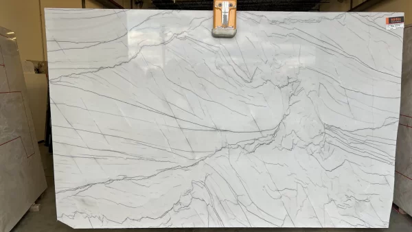 Opus White Quartzite Countertop