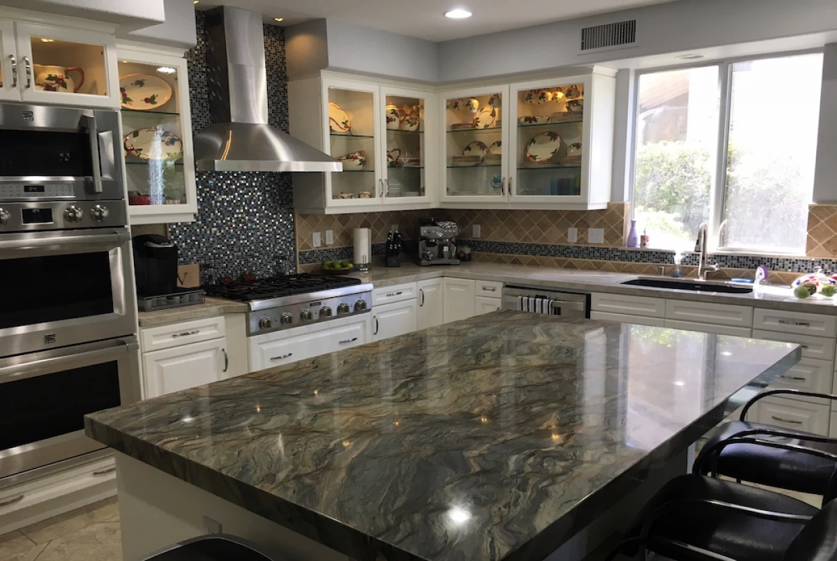 leather granite countertops